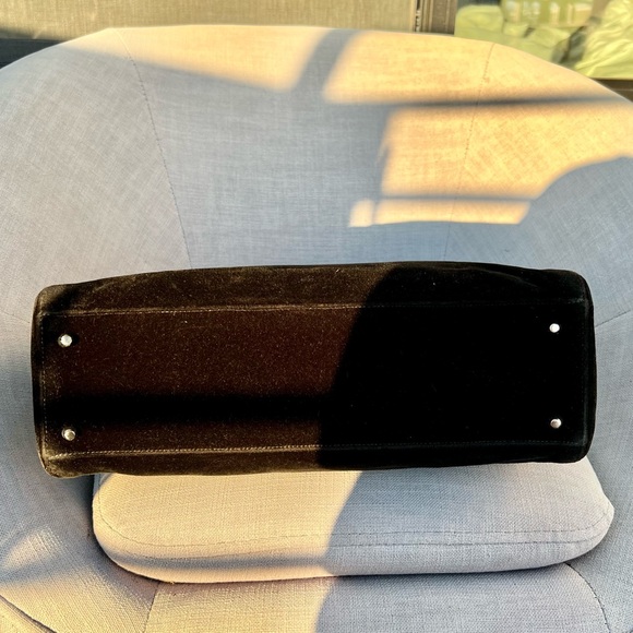 Prada VELVET VELOUR LARGE 2WAY Velluto Dome Shoulder Bag - Picture 5 of 13